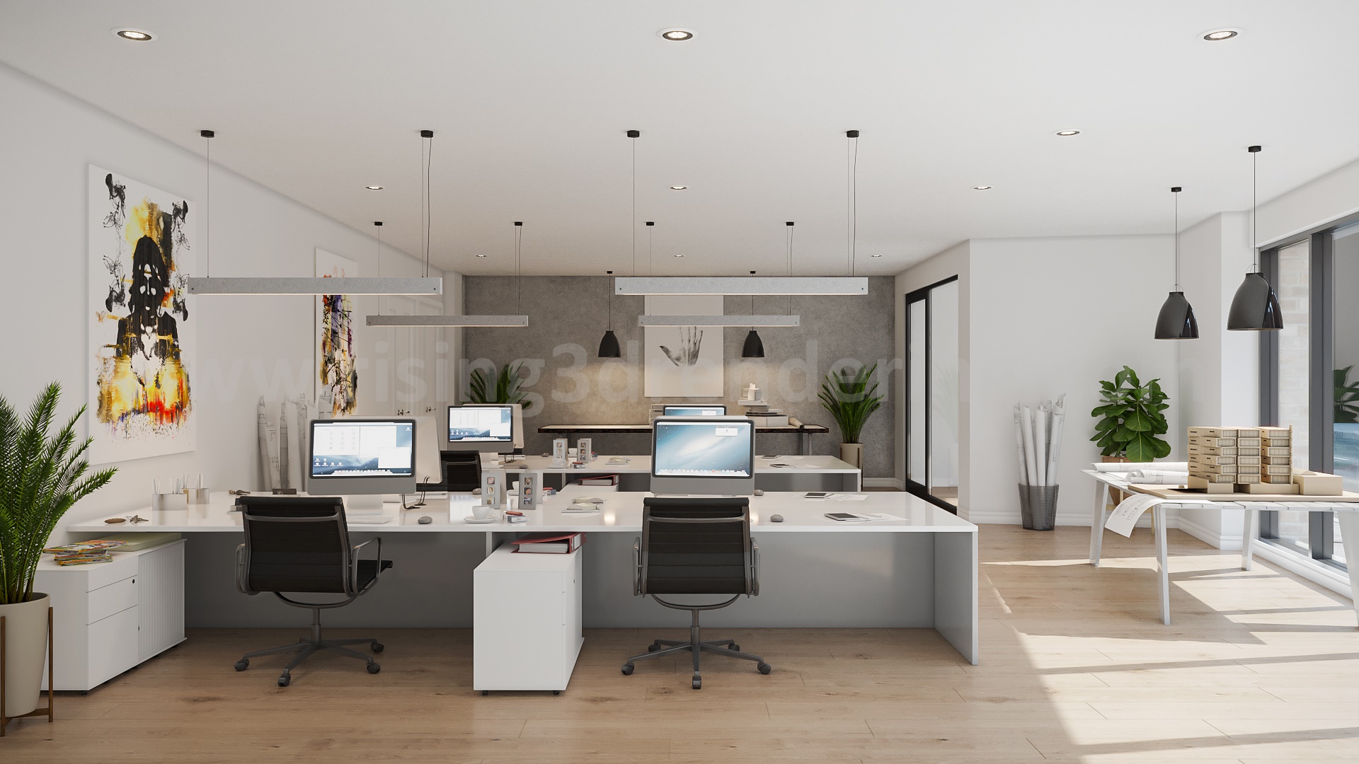 The Team behind Stunning 3D Interior Design Rendering