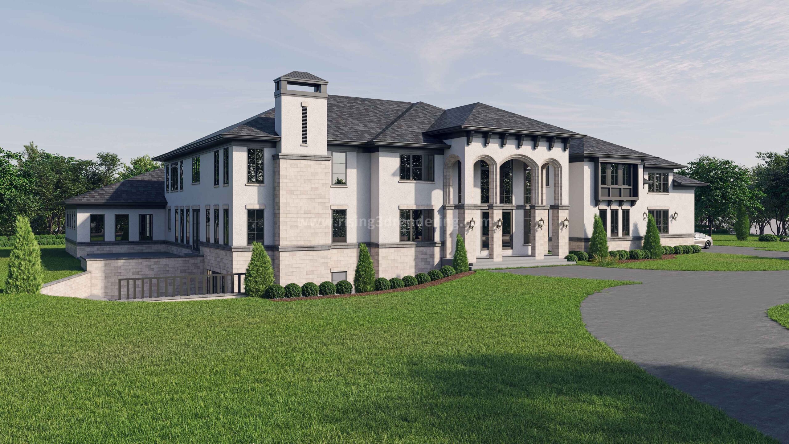 Elevating Architectural Projects with 3D Exterior Rendering Services